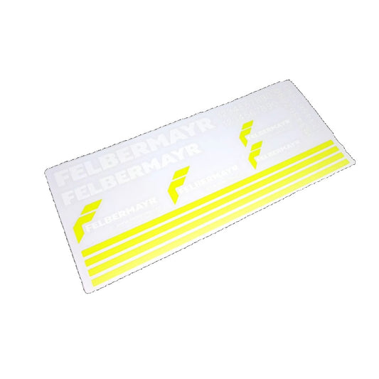 1/14 Tamiya Rc Tractor FELBERMAYR Coated Pressure Sensitive UV Sticker