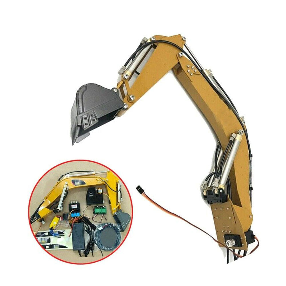 HUINA 580 Rc Excavator Upgrade RC Hydraulic Excavator DIY Kit