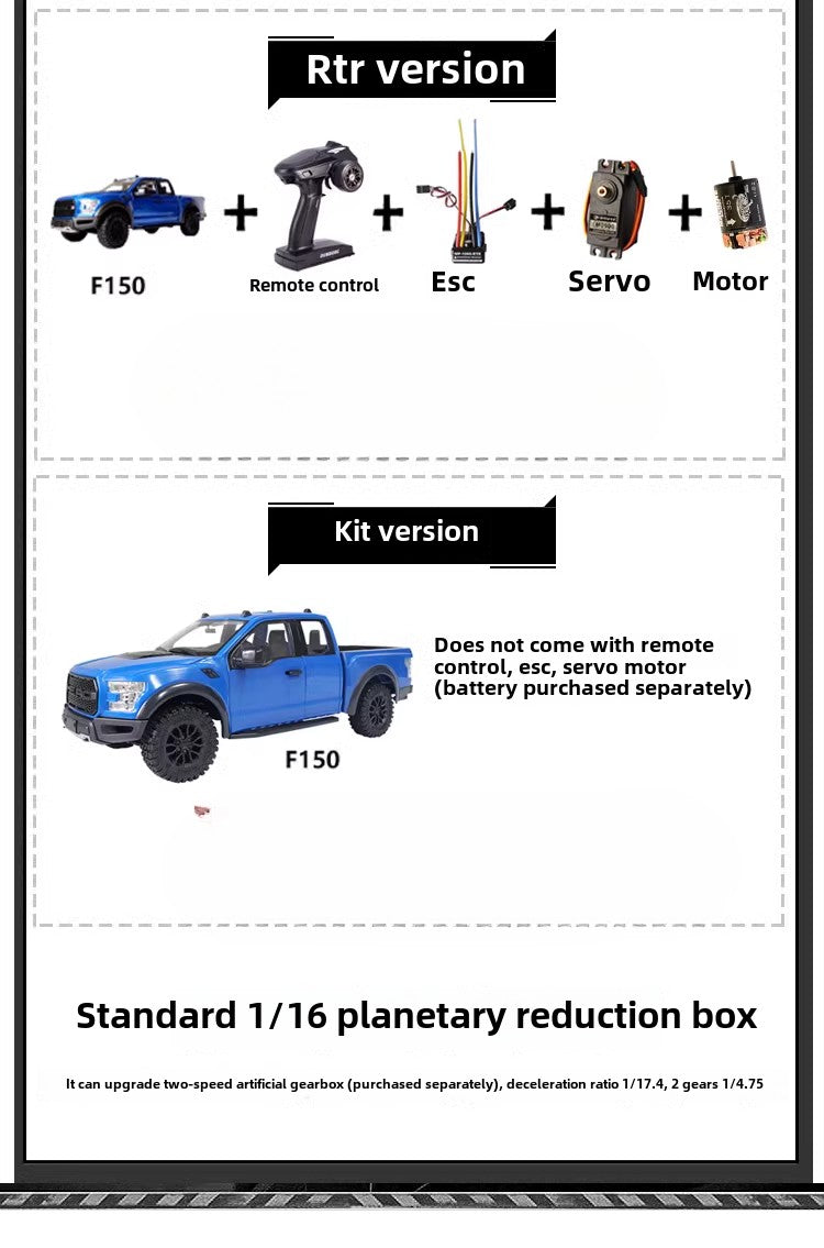 JDModel JDM-150 1/10 F150 rc pickup KT RTR